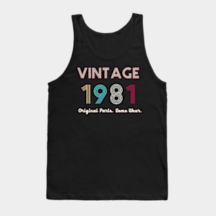 Vintage 1981 Original Parts. Some Ware Tank Top